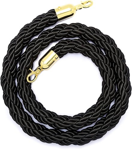 Seco 2m Black Rope for VIP Chrome Posts - BLACKROPE