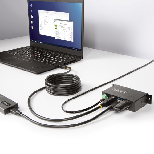 StarTech.com 4-Port 5Gbps Managed Industrial USB Hub