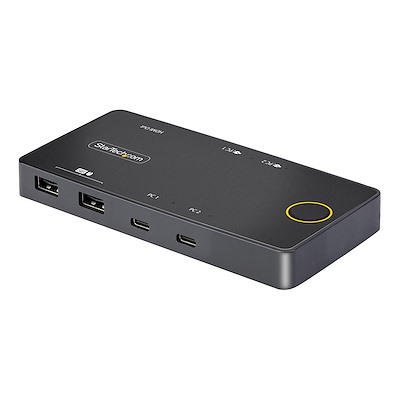 StarTech.com 2-Port USB-C KVM Switch with Passthrough Power Delivery 8ST10399241