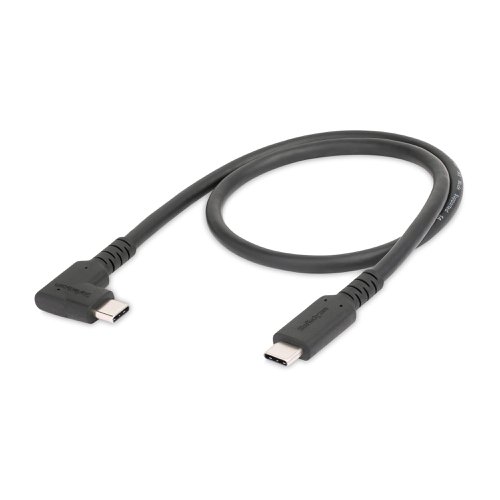 StarTech.com 1.6ft Rugged Right Angle USB-C Cable External Computer Cables 8ST10400005