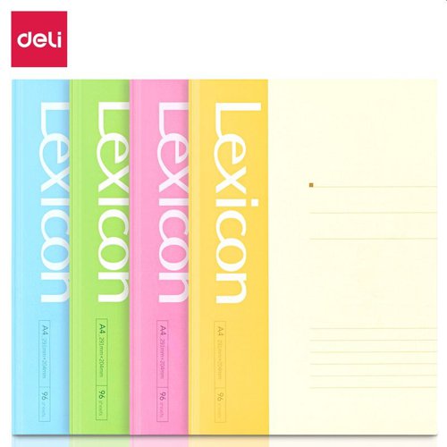 Lexicon A4 Hardcase Notebook 96 Page Pack 5