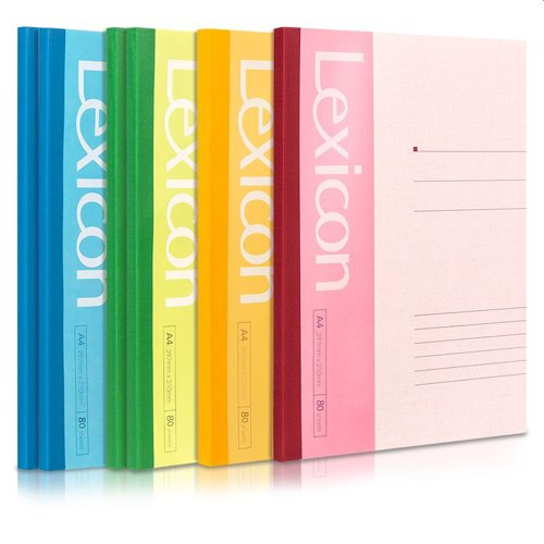 Lexicon A4 Soft Cover Notebook 80p Pk10