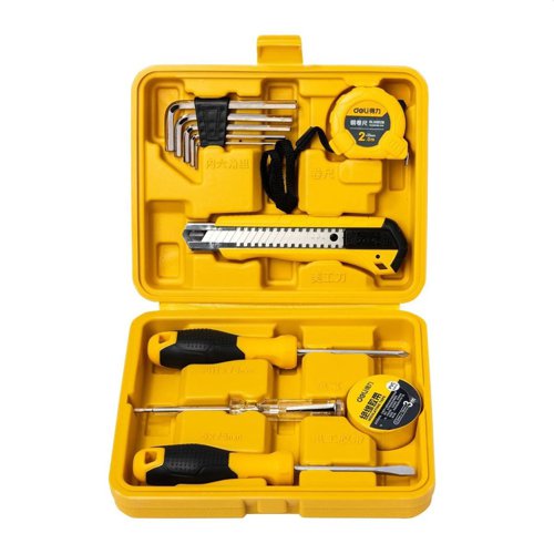 Deli Household Tool Kit 11 pieces - 108-1011