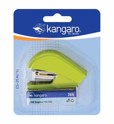 Kangaro Mini Stapler and Staples Set 26/6
