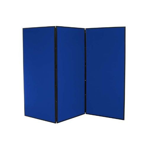 Jumbo Showboard 3 Panel with Plastic Frame Blue