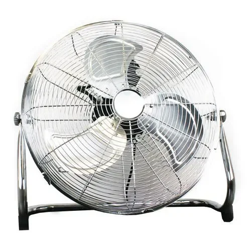 Slingsby 18 Inch (457mm) High Velocity Floor Standing Fan 3 Speed Chrome - 410487