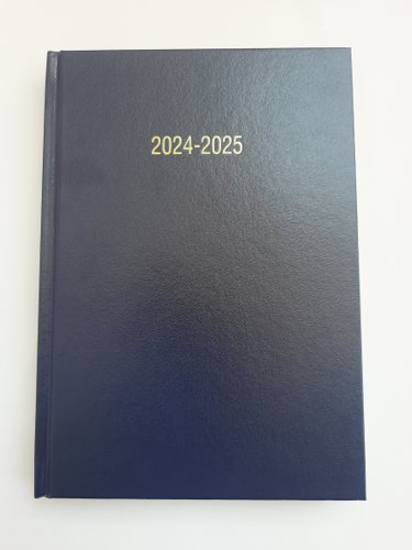 ValueX Academic Mid Year A5 Week To View Diary 2024/2025 Blue - A53 Blue
