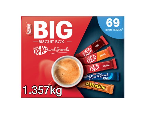 Nestle Big Biscuit Box 69 Assorted Biscuits - 12537542 27859NE Buy online at Office 5Star or contact us Tel 01594 810081 for assistance