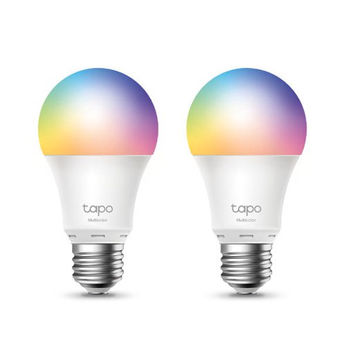 TP-Link Tapo Smart Wi-Fi Multicolour Light Bulb 2 Pack