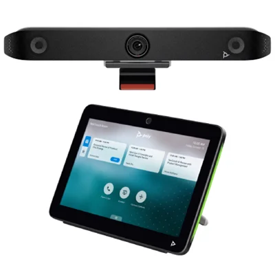Poly Studio X52 Video Conferencing Soundbar with Poly TC10 Video Conferencing Touch Panel
