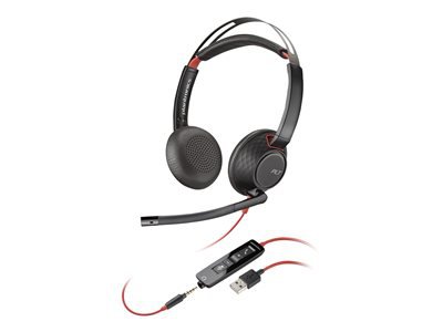 HP Poly Blackwire 5220 Stereo USB-A Wired Headset