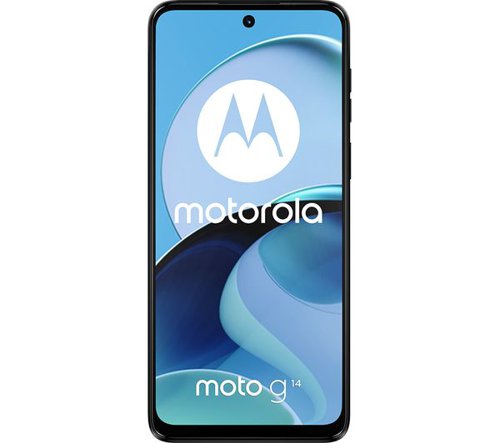 Motorola G14 6.5 Inch Unisoc T616 Dual SIM 4GB 128GB Android 13 Sky Blue Smartphone 8MOPAYF0008GB Buy online at Office 5Star or contact us Tel 01594 810081 for assistance