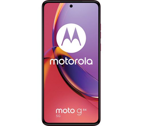 Motorola G84 6.55 Inch 5G Qualcomm Snapdragon 695 Dual SIM 12GB 256GB Android 13 Viva Magenta Smartphone Mobile Phones 8MOPAYM0000GB