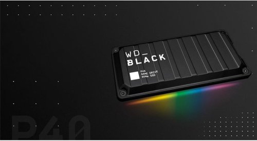 Dominate in style with the powerful WD_BLACK P40 Game Drive SSD. The downloadable WD_BLACK dashboard gives you full control over the LED light display for a personalized experience every time you play (Windows® only). This high-performance SSD storage features blazing speeds in a compact and shock-resistant design, making it easy take with you anywhere.Light Up Your GameCustomize your drive’s RGB lighting with the downloadable WD_BLACK Dashboard (Windows only) to show off your style and make every play personal.Kick Loading into OverdriveBeat your competition into the match with a USB 3.2 Gen2x2 interface and speeds up to 2,000MB/s.Dominate AnywhereCompete and conquer on the go with a compact and portable form factor that makes it easy to take your gaming library with you.Store More, Play MoreKeep more of the latest and largest titles installed and ready to launch with capacities of up to 2TB.Grab It and GoThis durable, portable drive is built with WD_BLACK toughness thanks to a shock-resistant structure that can survive a drop of up to two meters, making it the perfect gaming storage to take with you anywhere.Game On with ConfidenceWD_BLACK reliability backed by a 5-year limited warranty lets you keep your focus where it should be - on the game.