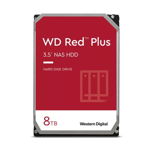 Western Digital Red Plus 8TB NAS SATA 3.5 Inch Internal Hard Drive Western Digital