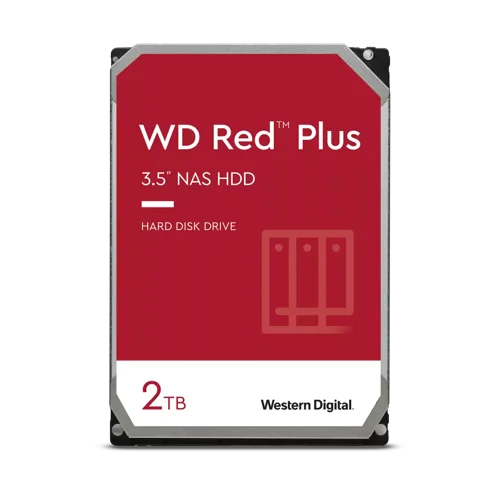 Western Digital Red Plus 2TB NAS SATA 3.5 Inch Internal Hard Drive Western Digital