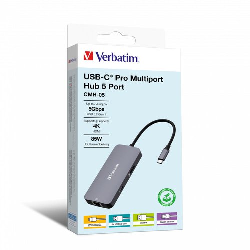 Verbatim CMH-05 USB Type-C 3.2 Gen 1 Aluminium 32150