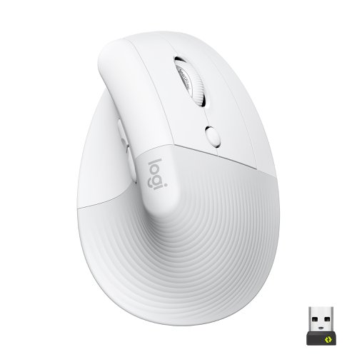 Logitech Lift 4000 DPI Vertical Ergonomic Bluetooth Off White Mouse Mice & Graphics Tablets 8LO910006475
