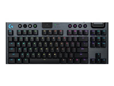 Logitech G915 Tenkeyless Lightspeed Wireless RGB Mechanical Gaming Keyboard Keyboards 8LO920009501