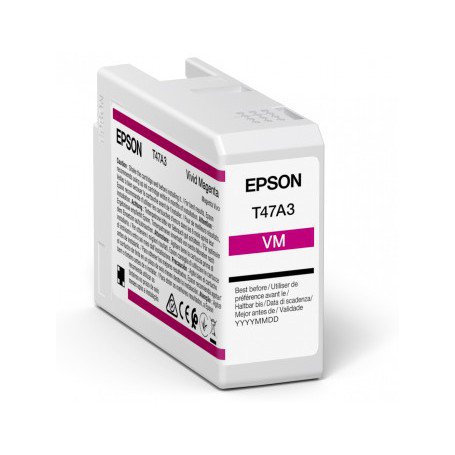 Epson Vivid Magenta Standard Ink Cartridge 50ml - C13T47A30N