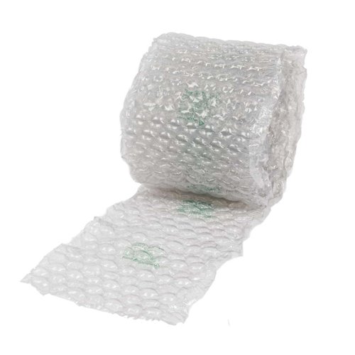 621109 | For use with the Sealed Air NewAir IB Nano System these rolls are made from polythene film and are perforated between each cushion for quick and simple packing. There are 3 types of film rolls available - single cushion, tube or medium bubble.Strength of the film promotes reusabilityFits on a table top or can be mounted on a table-side standSaves on storage space and reduces the transportation impact of conventional packaging materials