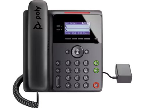 8PO82M84AA | Stylish design meets Poly pro-grade audio at a shockingly affordable price: That’s what makes the Poly Edge B-Series IP Phones the genius choice for any growing business. Easy to use with illuminated keys where you need them most. Audio-enhancement technologies like Poly HD Voice and Acoustic Fence technology give you business-grade audio quality with no background noise. Service providers will love plug-and-play provisioning and cloud management capabilities. And these desk phones are hardcore reliable—exactly what you need to keep customers happy. It’s pure value in a low-cost business phone.