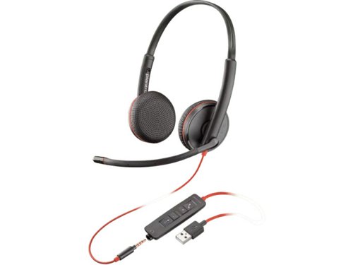 HP Poly Blackwire C3225 USB-A Wired Headset