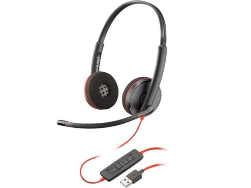 HP Poly Blackwire C3220 USB-A Wired Headset