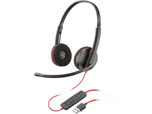 HP Poly Blackwire 3220 Stereo USB-A Wired Headset Headsets & Microphones 8PO80S02AA