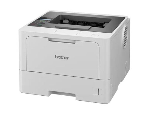 BA82475 | Brother HL-L5215DN Mono Laser Printer A4 HLL5215DNQK1 comes with a flexible suite of security features and solutions that can be tailored to your business. Mobile and web connectivity: Wired network Gigabit ethernet, Mobile: Brother Mobile Connect, Brother Print Service Plugin, Apple AirPrint, Mopria and Hi-Speed USB 2.0. Print resolution of 1200 x 1200 dpi. 48ppm 1-sided/24 spm 2-sided (mono). With a 1 line LCD control panel with keys. A 250 sheet standard paper input tray, with a 100 sheet multi-purpose tray. Supplied with in-box high yield black toner. Dimensions: 373 x 388 x 257mm. 11.60kg. Recommended monthly duty cycle up to 5,000 pages.