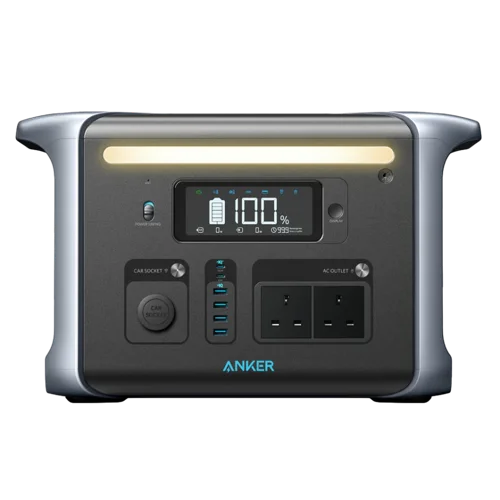 Anker 757 Portable Power Station PowerHouse 1229Wh 1500W Solar Generator with 2 AC Outlets Rechargeable Battery Packs 8ANA1770211