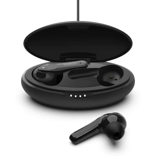 Belkin SoundForm Move True Wireless Black Earbuds with Charging Case 8BEPAC001BTBKGR Buy online at Office 5Star or contact us Tel 01594 810081 for assistance
