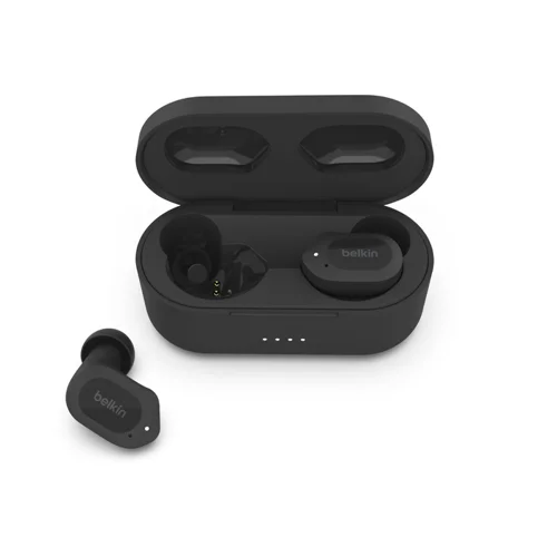 Belkin SoundForm Play Black True Wireless Earbuds with Charging Case
