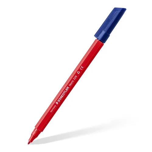 Staedtler Noris Fibre-Tip Pen 1mm Line Assorted Colours (Pack 20) - 326 C20 Fineliner & Felt Tip Pens 29378SR