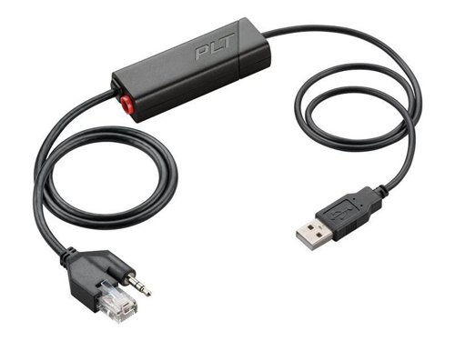 HP Poly APU-76 Electronic Hook Switch Adapter for Headsets - TAA Compliant Headset & Telephone Cables 8PO85R00AA