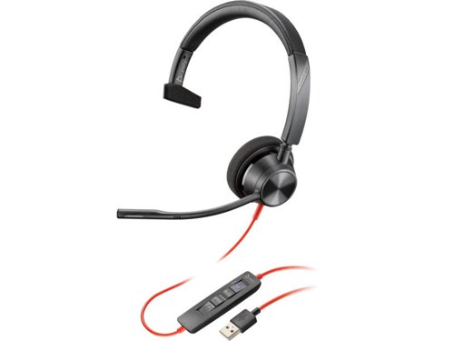 Poly Blackwire 3310 USB-A Wired Headset HP Poly