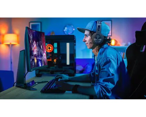 Lenovo Legion R27fc-30 27 Inch 1920 x 1080 Pixels Full HD VA Panel FreeSync Premium HDMI DisplayPort Curved Gaming Monitor  8LEN67B6GAC1UK