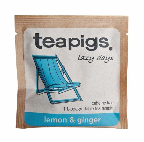 Teapigs Lemon & Ginger Enveloped Tea Bags 50's