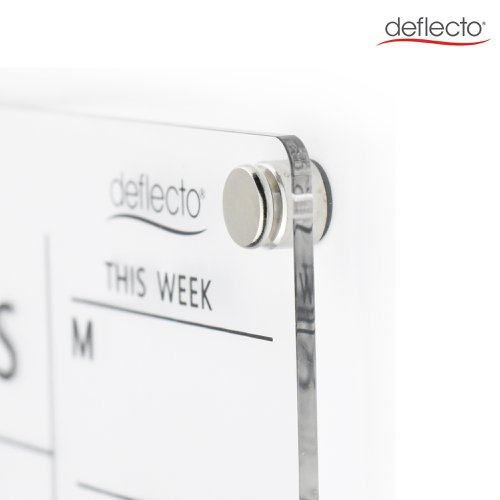 Deflecto A3 Acrylic Weekly/Monthly Planner Magnetic Mounting System  420 x 297mm - WPMA3MG  30211DF