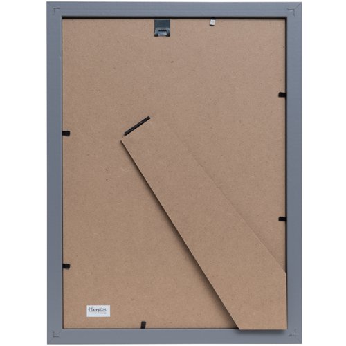 Zurich 2cm Wide MDF Paperwrap Certificate Frame A4 Light Grey - ZURA4GRY Hampton Frames
