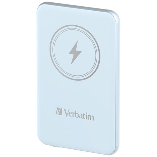 Verbatim Charge'N'Go Magnetic Wireless Power Bank 5000 Blue 32242