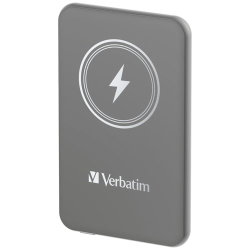 Verbatim Charge'N'Go Magnetic Wireless Power Bank 5000 Grey 32244