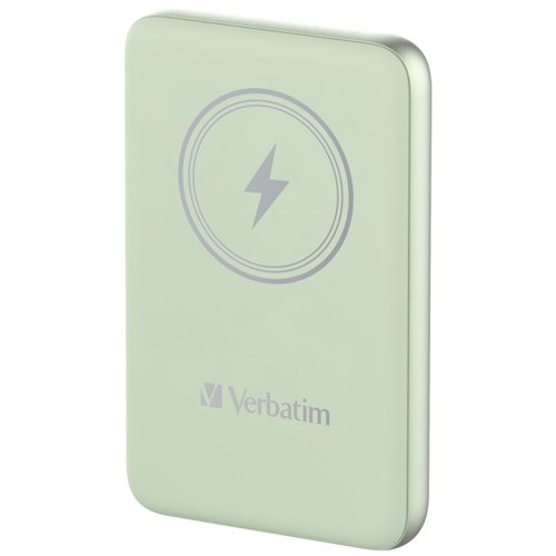 Verbatim Charge'N'Go Magnetic Wireless Power Bank 10000 Green 32246