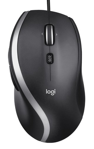 Logitech M500s Advanced Corded 4000 DPI USB-A Optical 7 Button Mouse