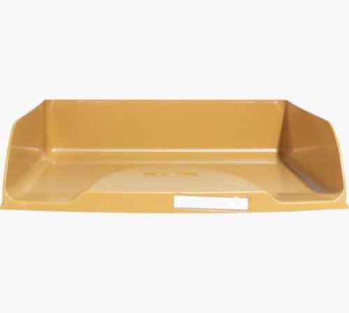 Exacompta Neo Deco Letter Tray 346 x 255 x 65mm Copper Gold (Each) - 11129D