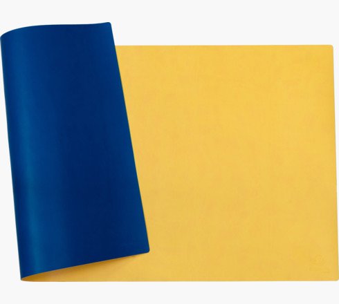 Exacompta Bee Blue Desk Mat 40 x 80cm Saffron/Turquoise - 29145E 20243EX Buy online at Office 5Star or contact us Tel 01594 810081 for assistance