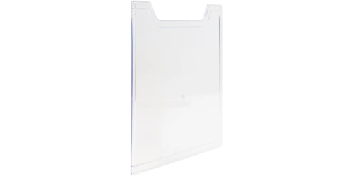 Exacompta Vertical Literature Holder Cover 6 x 239 x 232mm Clear - 64558D