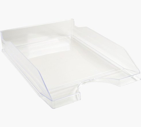 Exacompta ECOTRAY Letter Tray 345 x 255 x 65mm Clear - 12323D ExaClair Limited