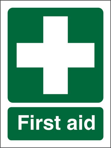 Seco Safe Procedure Safety Sign First Aid Semi Rigid Plastic 150 x 200mm - SP300SRP150X200 Stewart Superior