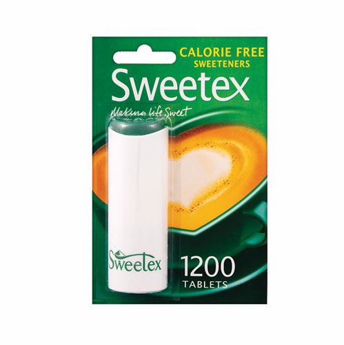 Sweetex Calorie Free Sweetener Tablets In Dispenser (Pack 1200) - 4194829